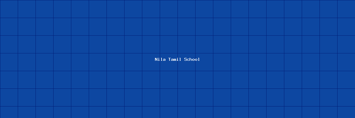 Nila Tamil School banner